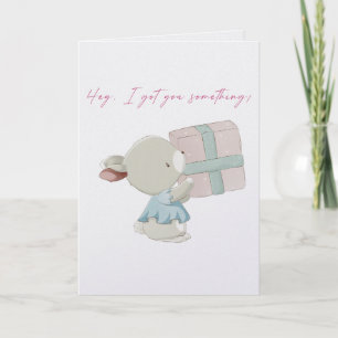 Cadeau doelen feestdagen kaart