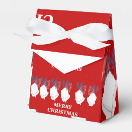 Cadeau dozen "Merry Christmas" – Rood Bedankdoosjes