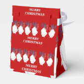 Cadeau dozen "Merry Christmas" – Rood Bedankdoosjes (Achterkant)