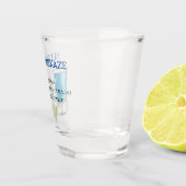 Cadeau drankrecept shotfeest shot glas (Rechts)