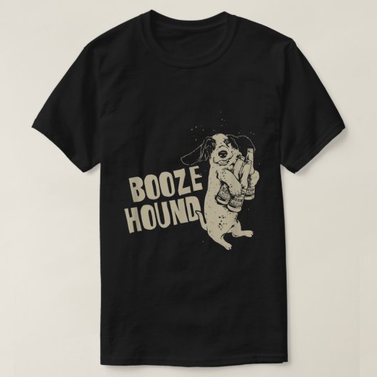 Cadeau Drink Basset Hond T-shirt (Design voorkant)