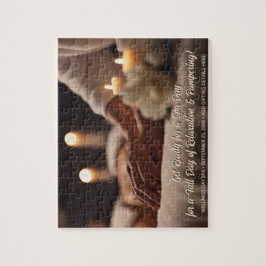 Cadeau een spa-dag ervaring! legpuzzel (Verticaal)