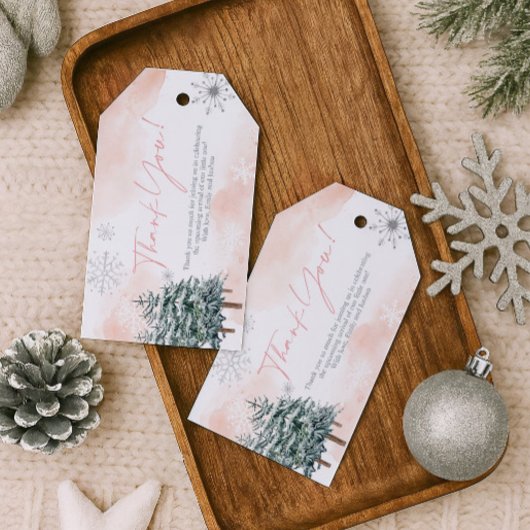 Cadeau- en favorietengeschenk voor babyborrel in d cadeaulabel