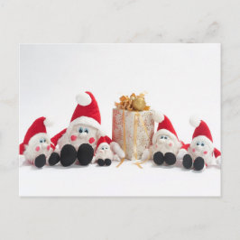 Cadeau en gnomen briefkaart