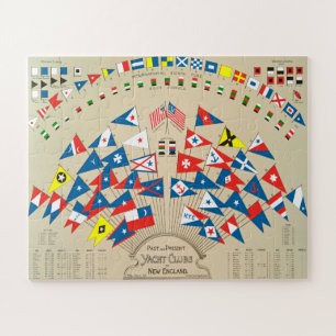 Cadeau- en sportclubs uit New England 1887 ~ Legpuzzel