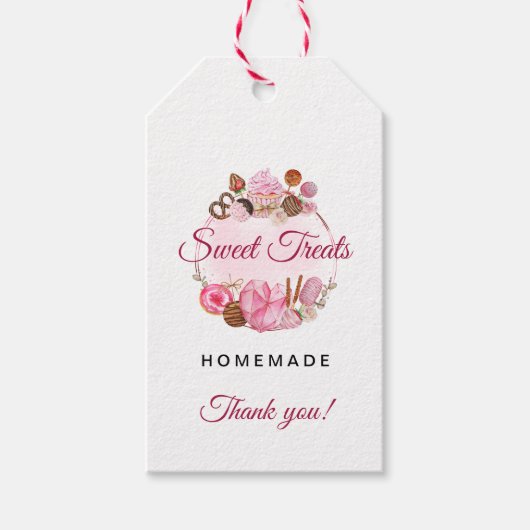 Cadeau-etiket Sweet Treats Bakery Cadeaulabel (Voorkant)
