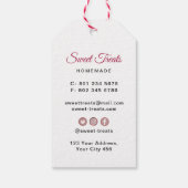Cadeau-etiket Sweet Treats Bakery Cadeaulabel (Achterkant)