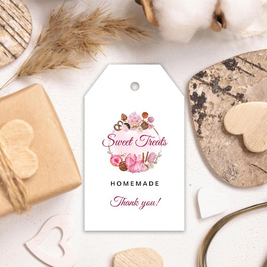 Cadeau-etiket Sweet Treats Bakery Cadeaulabel