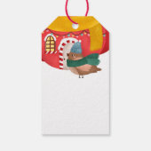 Cadeau-etiketten - Tea House Birds Cadeaulabel (Achterkant)