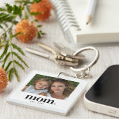 Cadeau Foto Moeder Oprichting Sleutelhanger (Voorkant Rechts)