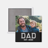 Cadeau Foto Vader Oprichting Magneet (Voorkant / Achterkant)