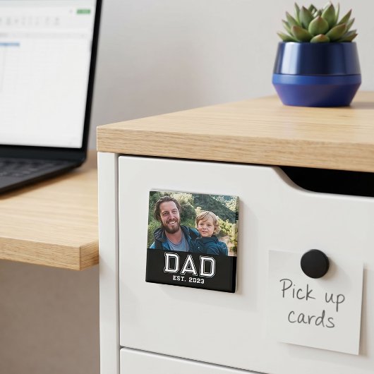 Cadeau Foto Vader Oprichting Magneet