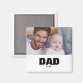 Cadeau Foto Vader Oprichting Magneet (Voorkant / Achterkant)