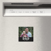 Cadeau Foto van Vader Oprichting  Magneet (Insitu (Vaatwasser))