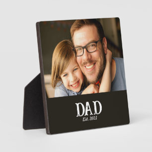 Cadeau Foto voor Vaderdag Oprichting Vader Fotoplaat