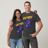 Cadeau Gaming Victory Llama T-shirt (Unisex)