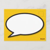 Cadeau Geboorte Statistieken Stripboek Pop Art-her Briefkaart (Achterkant)