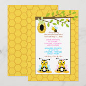 Cadeau Geboorteaankondiging Baby Geslacht Hommel Aankondiging (Voorkant / Achterkant)