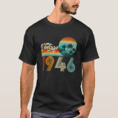 Cadeau gemaakt in 1946 80ste Gifts Funny Limited E T-shirt (Voorkant)