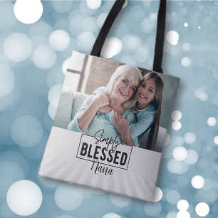 Cadeau! Gepersonaliseerd "eenvoudig gezegend" gelo Tote Bag