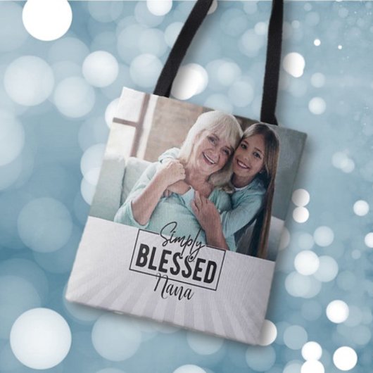 Cadeau! Gepersonaliseerd "eenvoudig gezegend" gelo Tote Bag