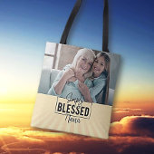 Cadeau! Gepersonaliseerd "Gewoon gezegend" geloof  Tote Bag