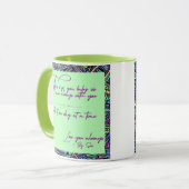 Cadeau Gepersonaliseerde Mok voor Baby Zuster (Voorkant links)