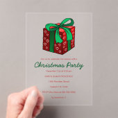 Cadeau & Geschenken Kerstfeest Uitnodiging (Insitu (Draagbaar))