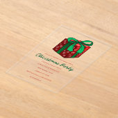 Cadeau & Geschenken Kerstfeest Uitnodiging (Laagn)