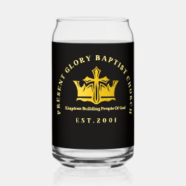 Cadeau Glory Church Gedrukt blikglas Blikvorm Glas