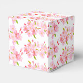 Cadeau/Gunst Doos-Roze Bloesem Bedankdoosjes (Achterkant)