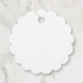 Cadeau-Gunst Tags-Zebrastrepen Bedankjes Labels (Achterkant)