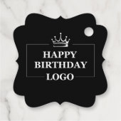 Cadeau-idee, gepersonaliseerde verjaardagsaangepas bedankjes labels (Achterkant)