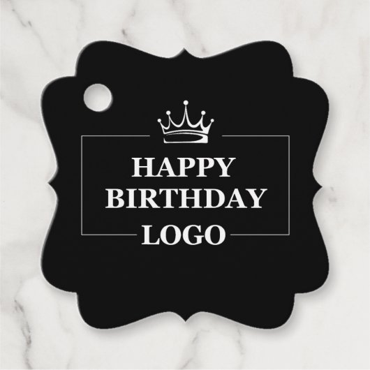 Cadeau-idee, gepersonaliseerde verjaardagsaangepas bedankjes labels (Voorkant)