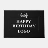 Cadeau-idee, gepersonaliseerde verjaardagsaangepas deurmat (Voorkant)