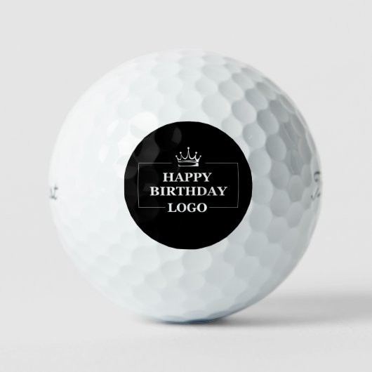 Cadeau-idee, gepersonaliseerde verjaardagsaangepas golfballen (Voorkant)