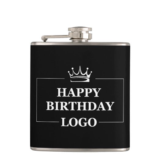 Cadeau-idee, gepersonaliseerde verjaardagsaangepas heupfles (Voorkant)