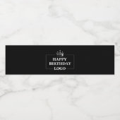 Cadeau-idee, gepersonaliseerde verjaardagsaangepas waterfles etiket (Enkel label)