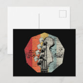 Cadeau idee voor bas-gitarist - basgitaar briefkaart (Voorkant / Achterkant)