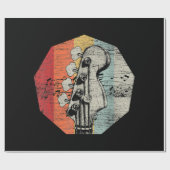 Cadeau idee voor bas-gitarist - basgitaar cadeaupapier (Vlak)