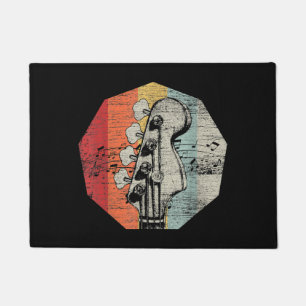 Cadeau idee voor bas-gitarist - basgitaar deurmat