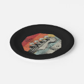 Cadeau idee voor bas-gitarist - basgitaar papieren bordje (Gekanteld)