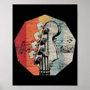 Cadeau idee voor bas-gitarist - basgitaar poster