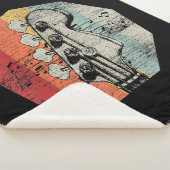 Cadeau idee voor bas-gitarist - basgitaar sherpa deken (3/4)