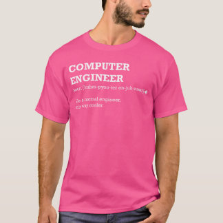Cadeau-idee voor computertechnicus voor computerte t-shirt