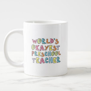 Cadeau-idee voor de okéste kleuterleerkracht ter w grote koffiekop