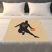 Cadeau Idee voor een basketbalspeler: Fleece Deken