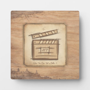 Cadeau-idee voor filmmaker, acteur, filmregisseur fotoplaat