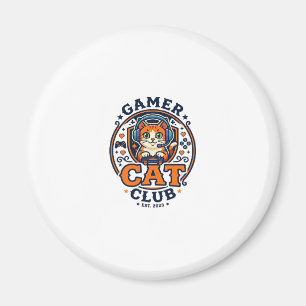 Cadeau-idee voor gamerkat kattenmoeder - Gamer Cat Magneet