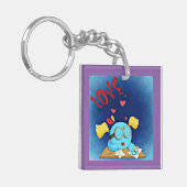 Cadeau-idee voor geheime verliefdheid voor jongen  sleutelhanger (Voorkant Links)